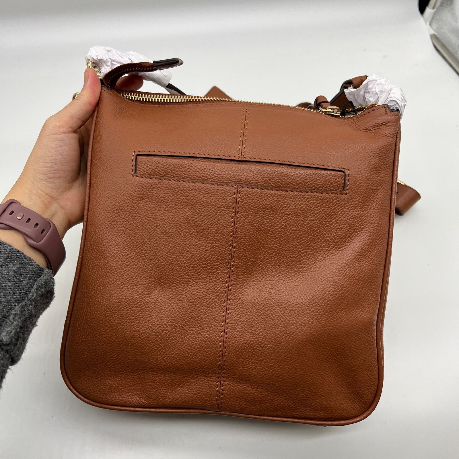 Other Lodis North/South Zip-Top Leather Womens Purse C Size ONE SIZE - 2 Thumbnail