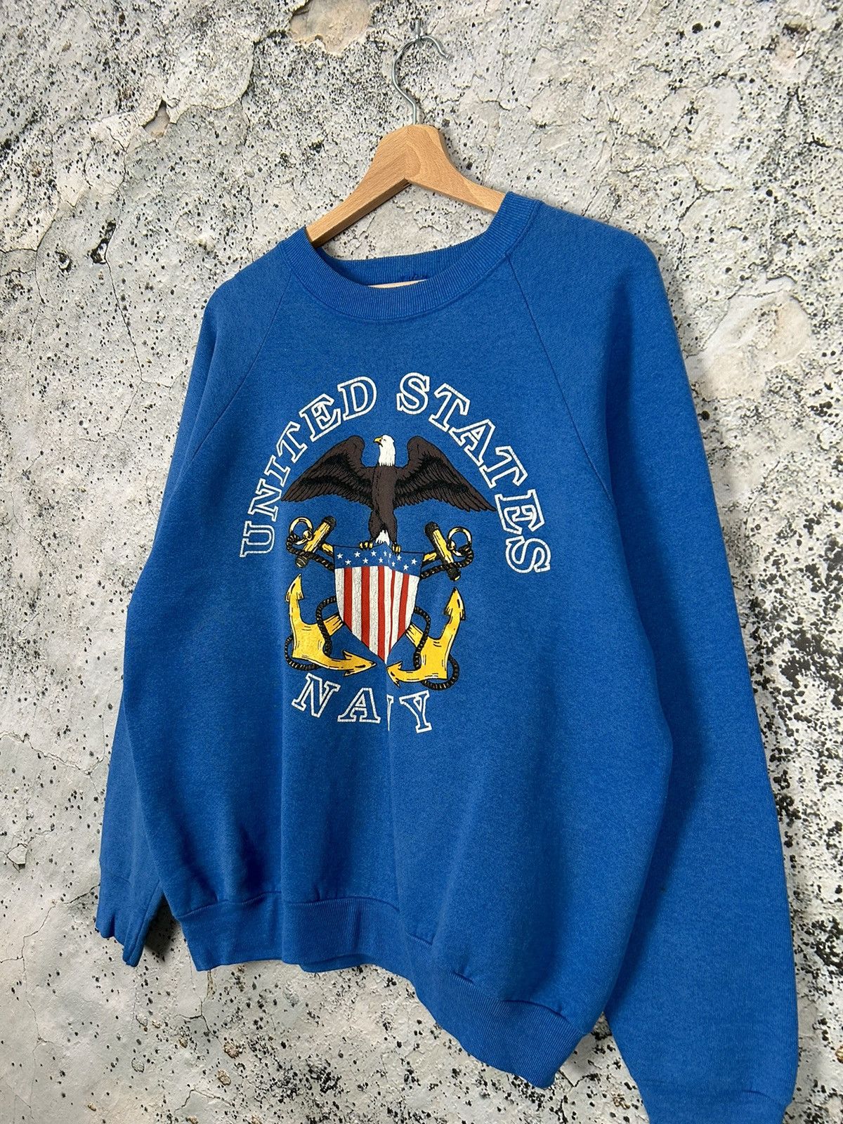 Vintage Vintage United States Navy Military Crewneck 80s 90s Hype Size US M / EU 48-50 / 2 - 2 Thumbnail