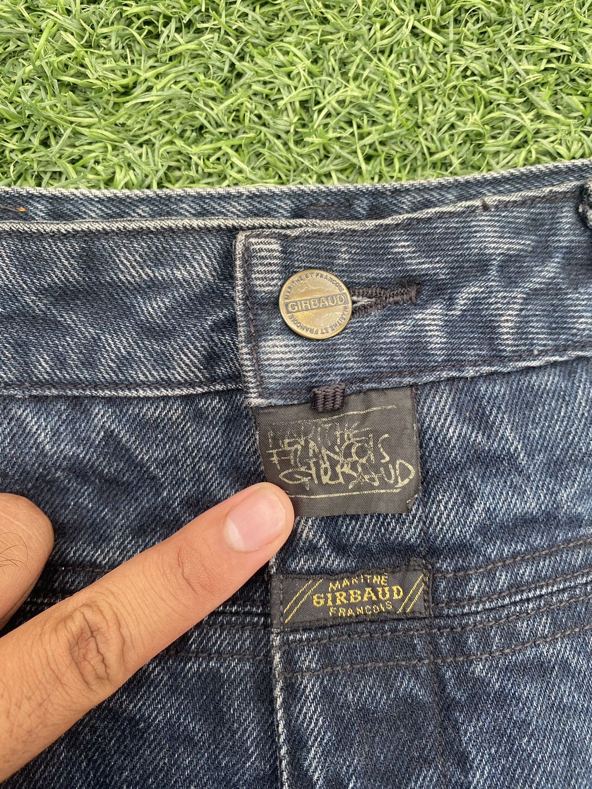 Marithe + Francois Girbaud MARITHE FRANCOIS GIRBAUD STONE WASHED DENIM JEANS Size US 32 / EU 48 - 3 Thumbnail