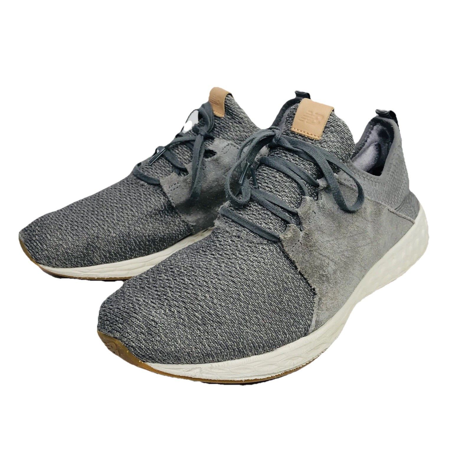New Balance NB Fresh Foam Cruz V1 Gray Athletic Sneakers Sz14 Castlerock Size US 14 / EU 47 - 1 Thumbnail