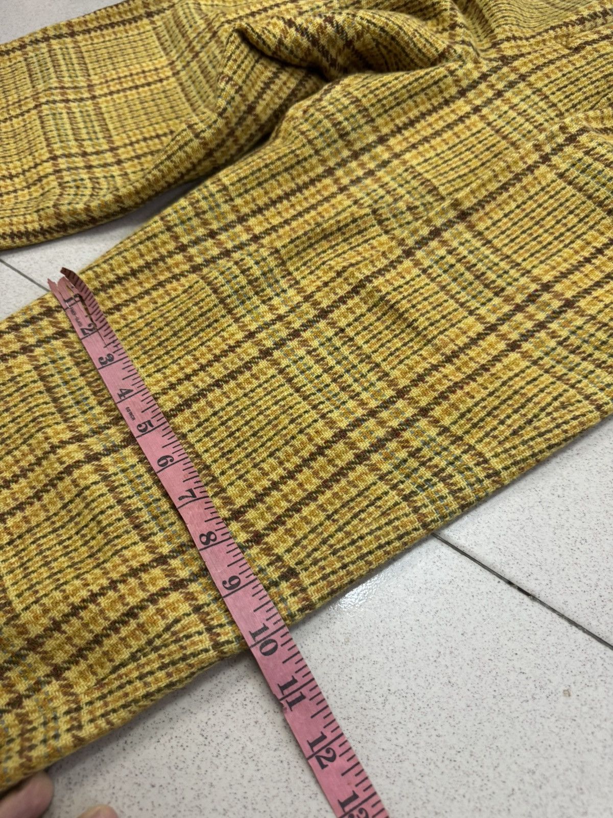 Issey Miyake 1980s I.S ISSEY MIYAKE WOOL TWEED BAGGY PANTS Size 27" / US 4 / IT 40 - 12 Thumbnail