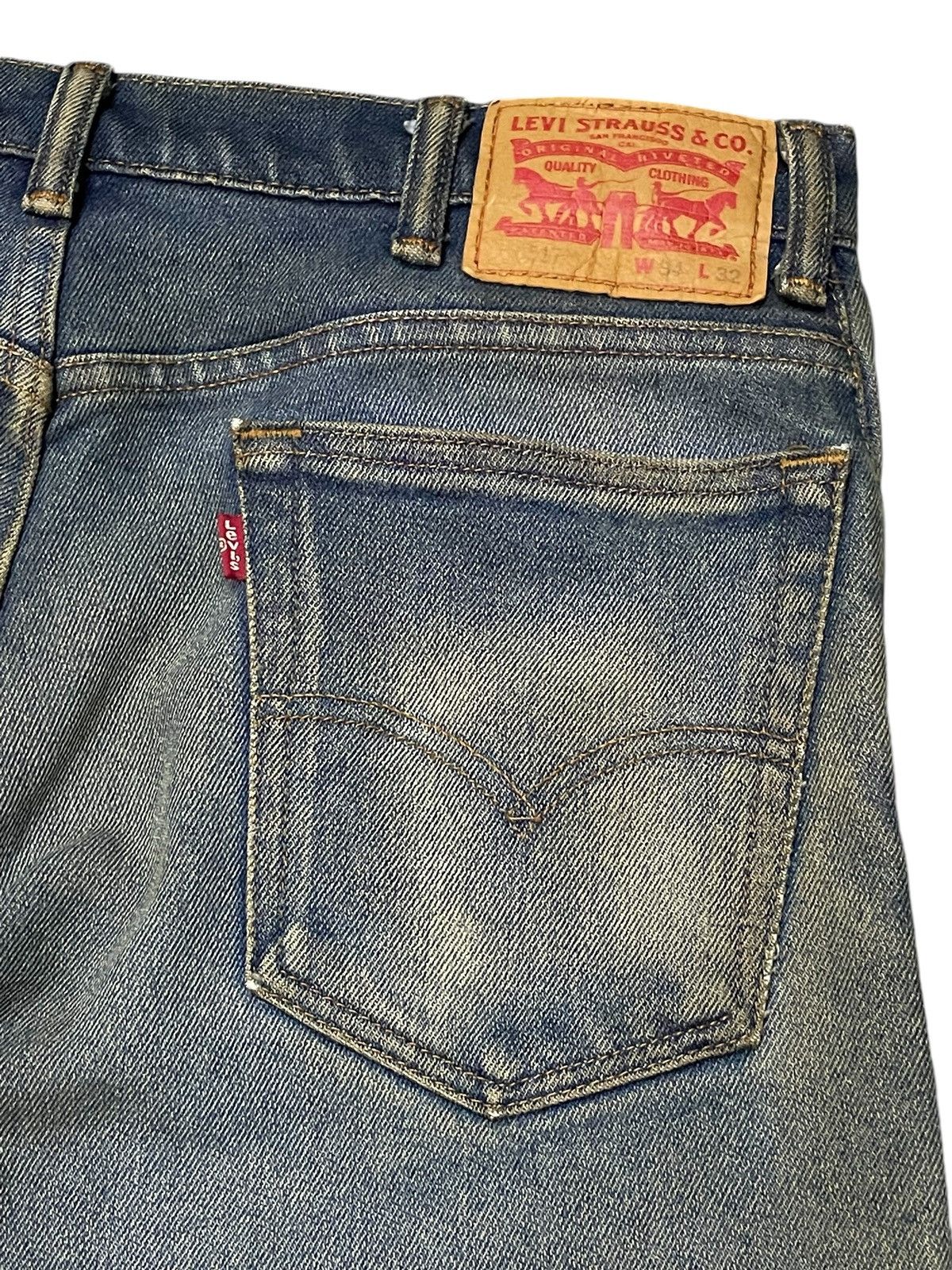 Hysteric Glamour × Levi's × Vintage Vintage Levis 517 Bootcut Dirty Muddy Flare Jeans Size US 32 / EU 48 - 17 Thumbnail