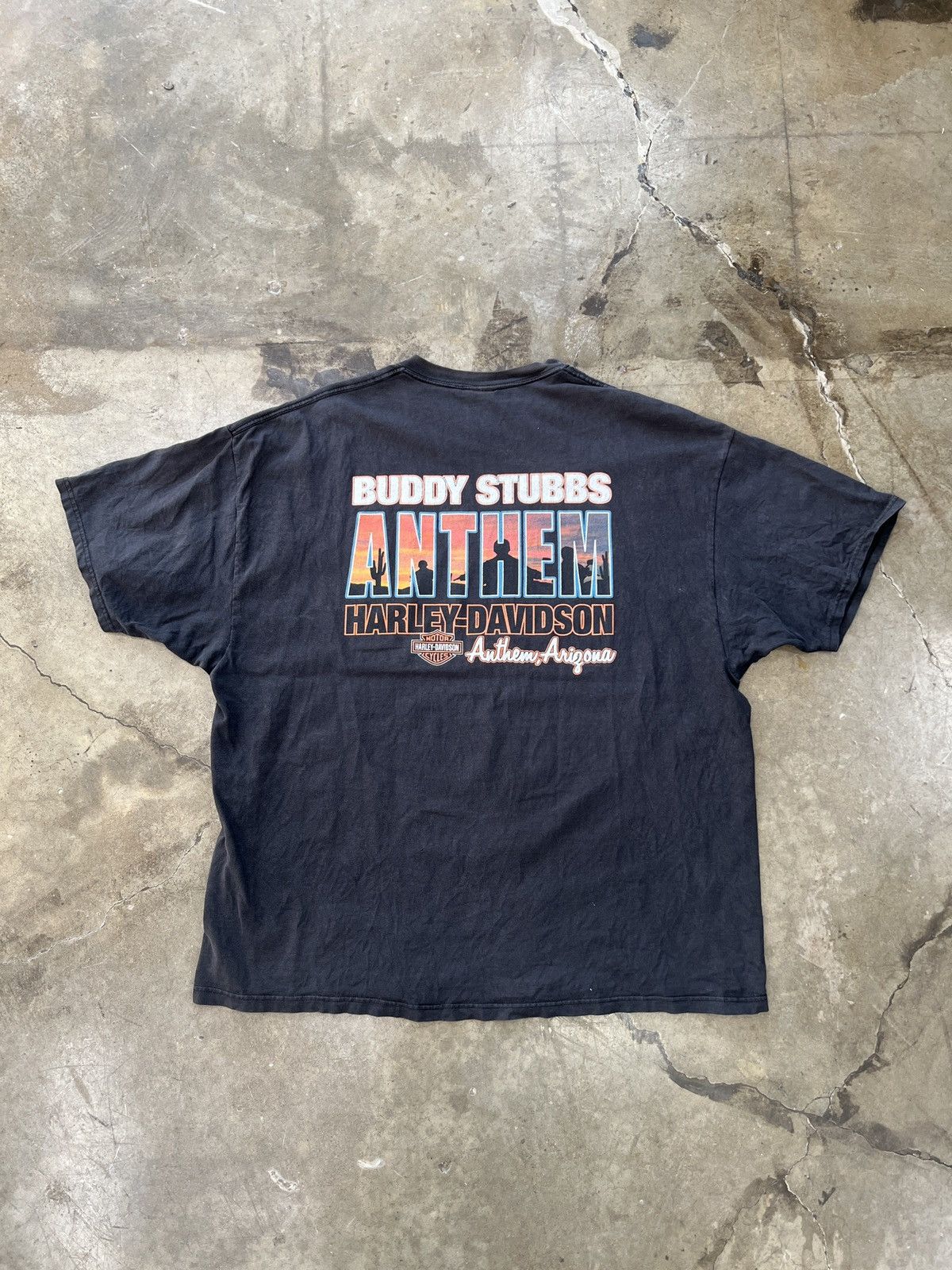 Harley Davidson × Vintage Vintage Harley Davidson Follow No One Buddy Stubbs Tee 3XL Size US XXL / EU 58 / 5 - 2 Thumbnail