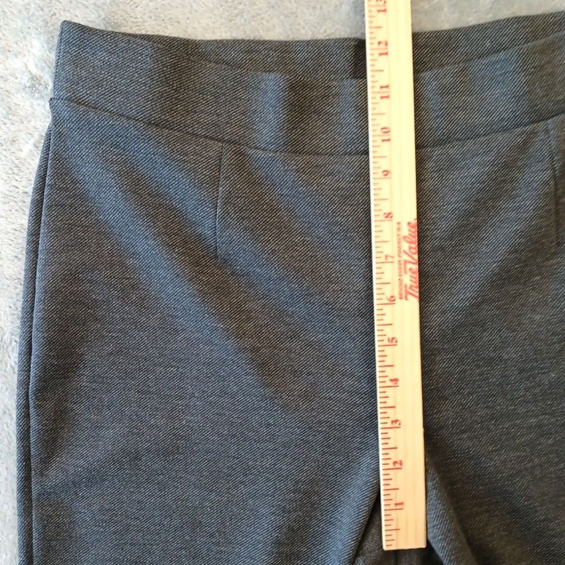 H&M H&M Legging Ankle Pants Womens Medium Gray Pull On Stretch High Rise 30x25 Knit Solid Regular Pants Women Wide 30in Inseam 25in Elevate Size 32" / US 10 / IT 46 - 4 Thumbnail