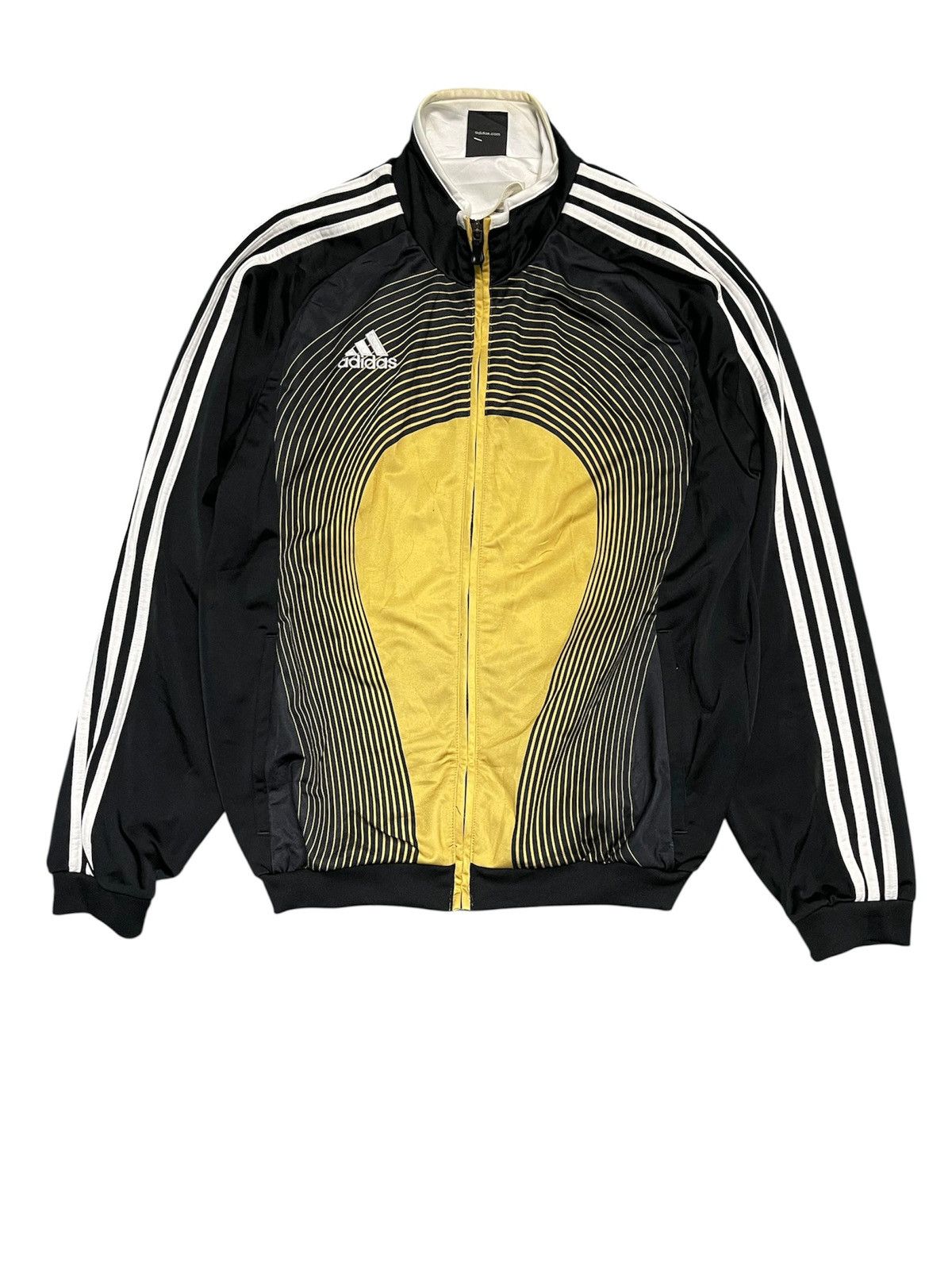 VTG Adidas Predator 2006 Black/Gold Soccer Track Jacket