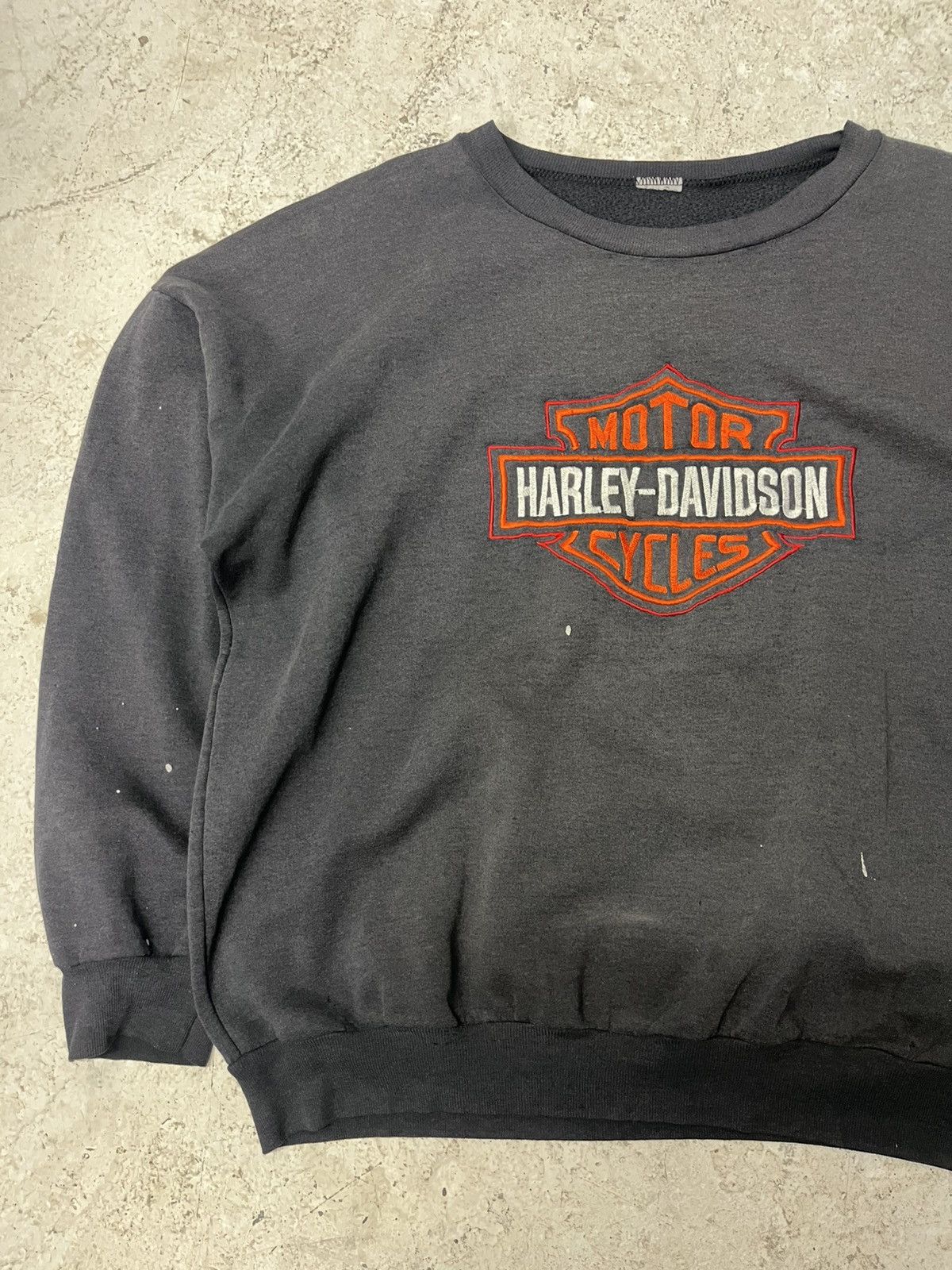 Vintage Vintage harley davidson black sweatshirt Size US M / EU 48-50 / 2 - 4 Thumbnail