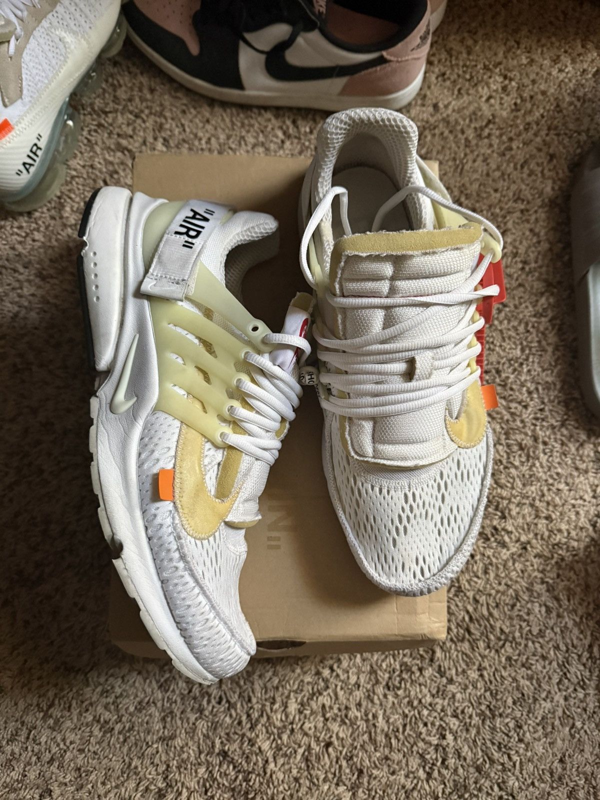 Nike × Off-White Off White Nike Presto White Size US 12 / EU 45 - 2 Thumbnail