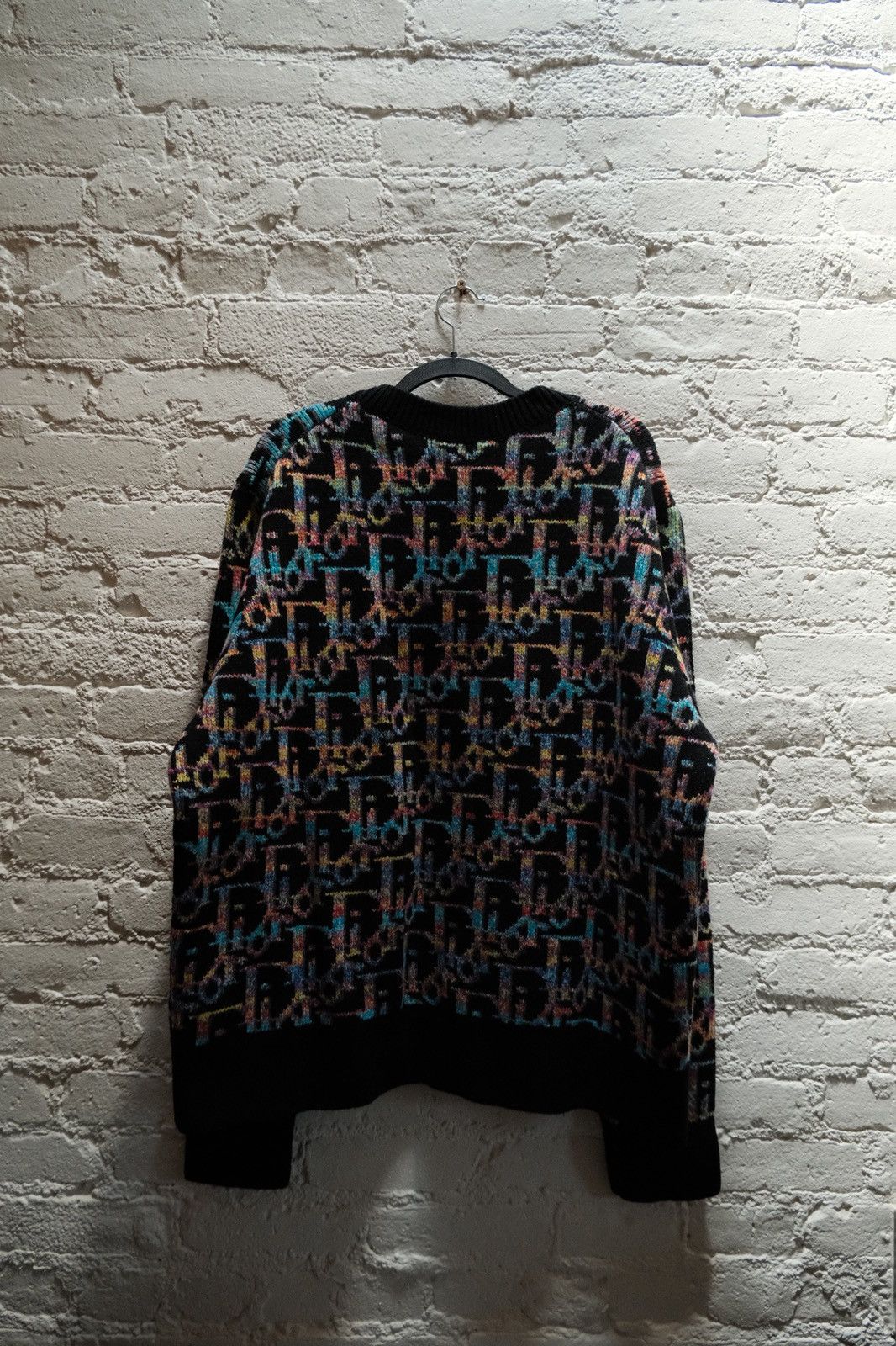 Dior FW19 Multicolor Oblique Sweater Size US XXL / EU 58 / 5 - 3 Thumbnail