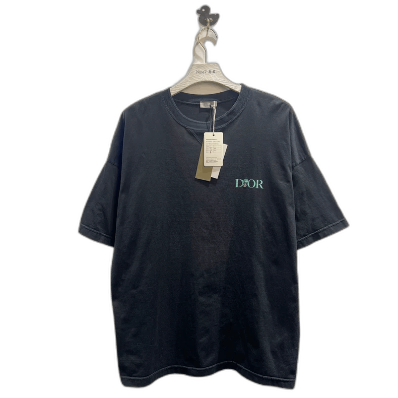Dior Dior Floral Logo Short Sleeve T-Shirt Size US L / EU 52-54 / 3 - 1 Thumbnail