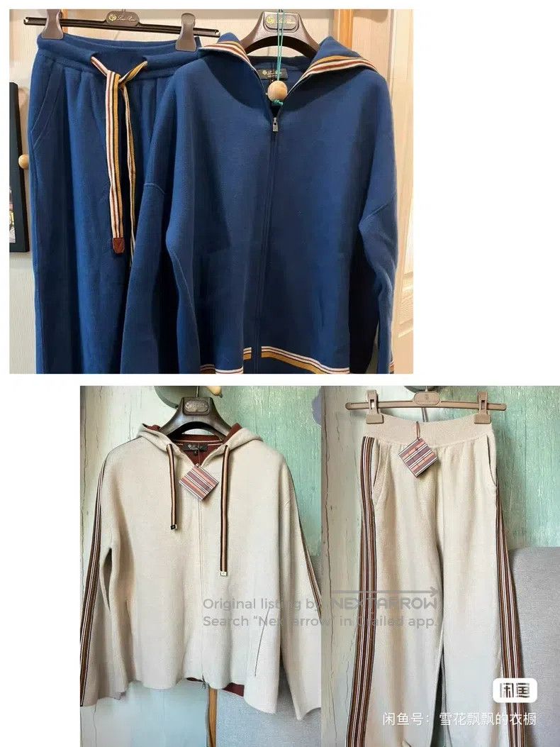 Loro Piana Loro Piana Navy Cashmere Set Size S / US 4 / IT 40 - 9 Thumbnail