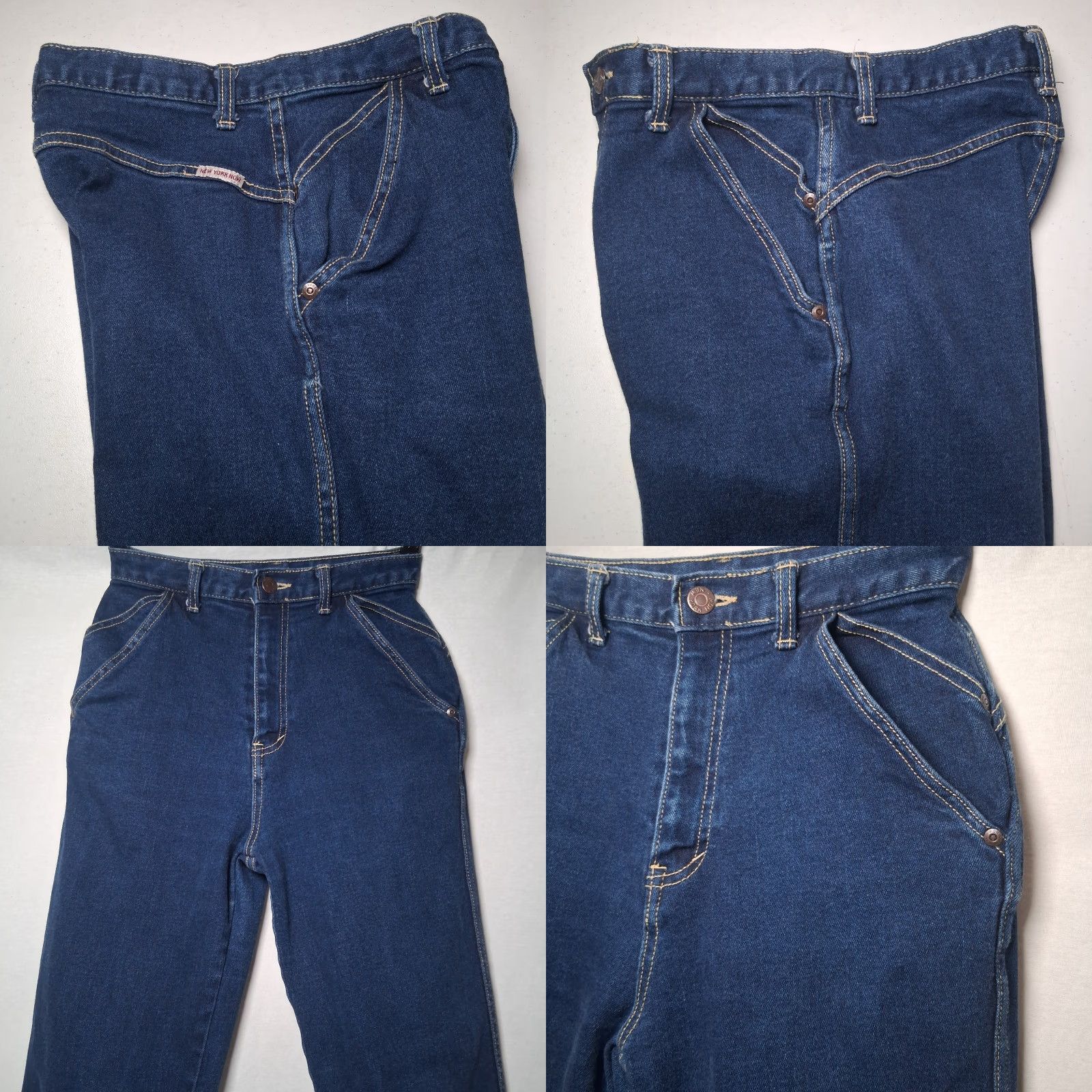 Vintage VINTAGE New York Now Jeans Women 7/8 Blue Slim Mom High Rise Made in Japan Denim Modern Stretch Slim Size 42" / US 20 - 8 Thumbnail