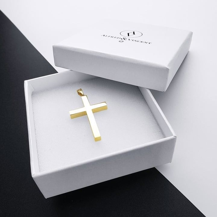 Other Latin Crucifix Christian Cross Real 14k Yellow Gold Pendant Size ONE SIZE - 1 Thumbnail