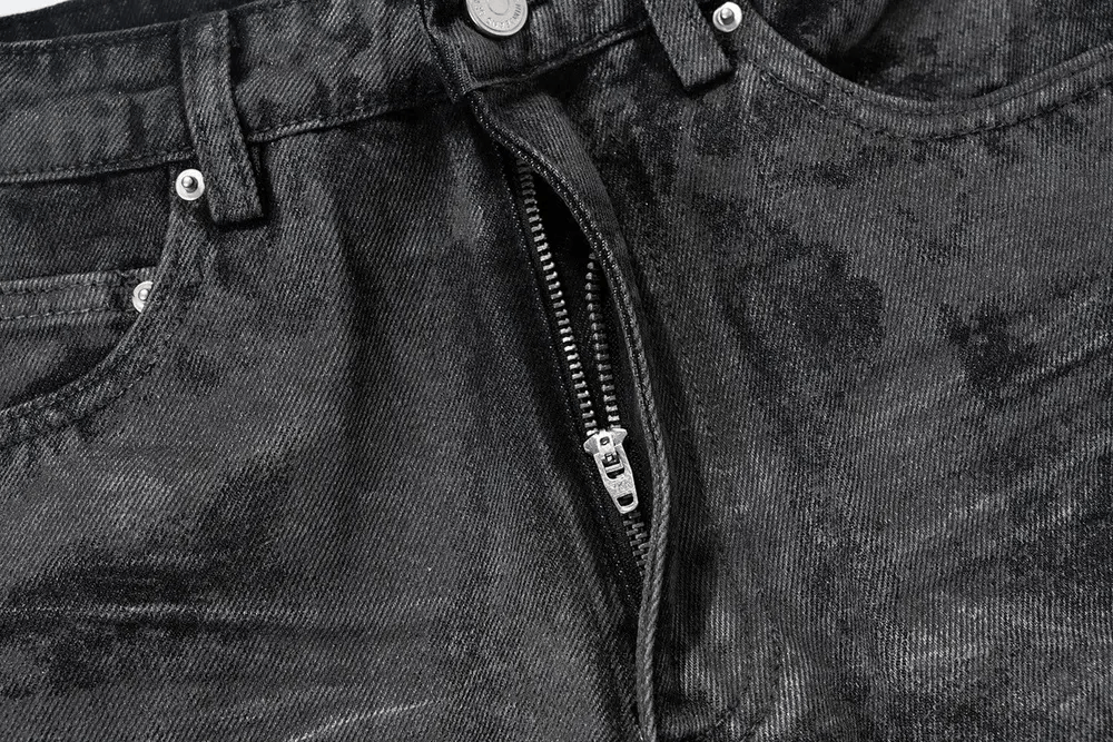 Japanese Brand × Jean Heavyweight washed and waxed micro flare hombre baggy jeans Size US 34 / EU 50 - 8 Thumbnail