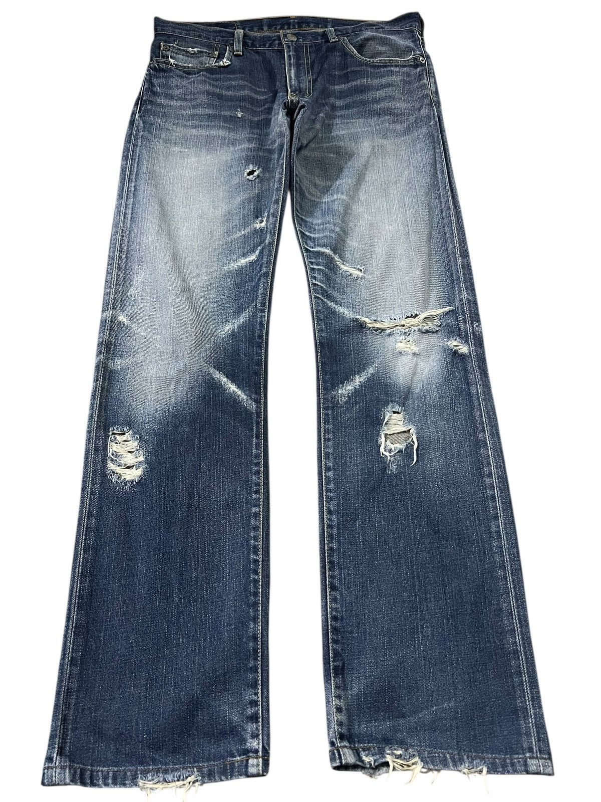 Levi's VINTAGE LEVIS 505 DISTRESSED JEANS Size US 32 / EU 48 - 1 Thumbnail