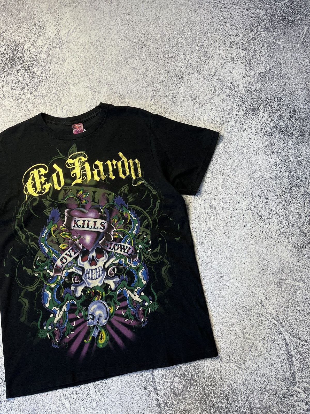 Christian Audigier Vintage Ed Hardy USA T shirt Rare Y2K Size US M / EU 48-50 / 2 - 3 Thumbnail