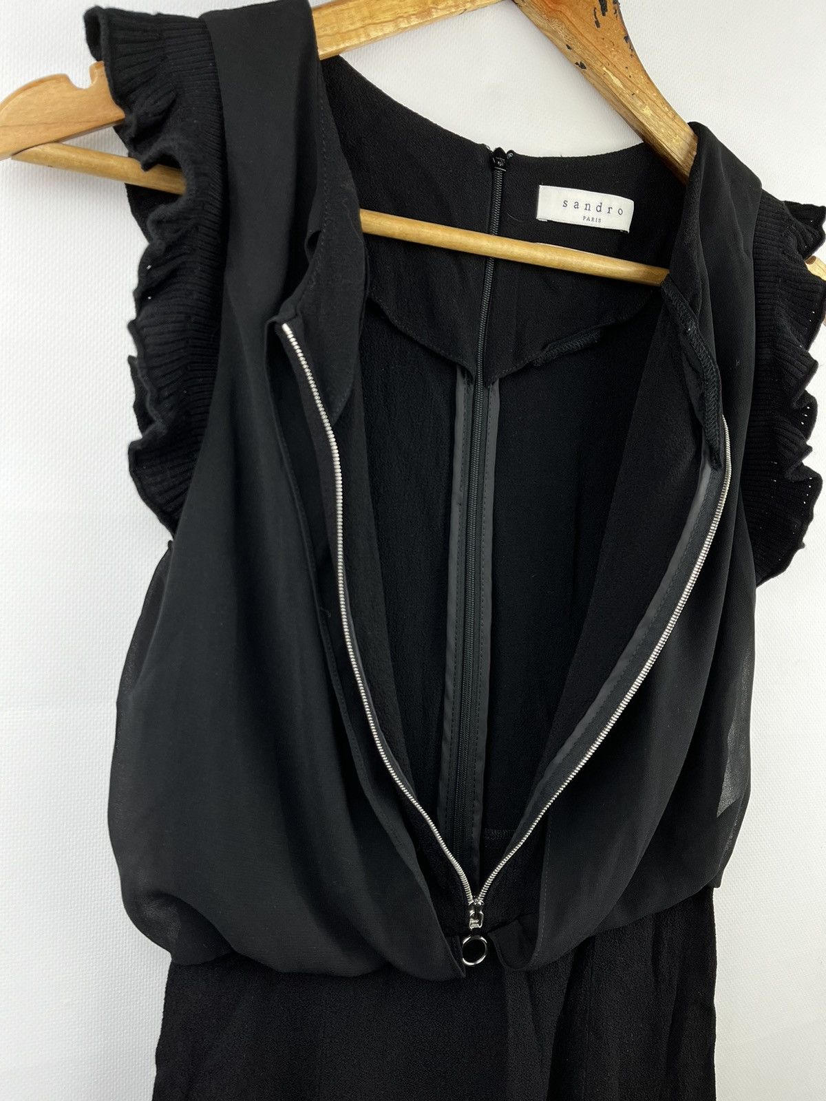 Sandro Sandro Paris two zip up mini dress size 1 Size S / US 4 / IT 40 - 3 Thumbnail