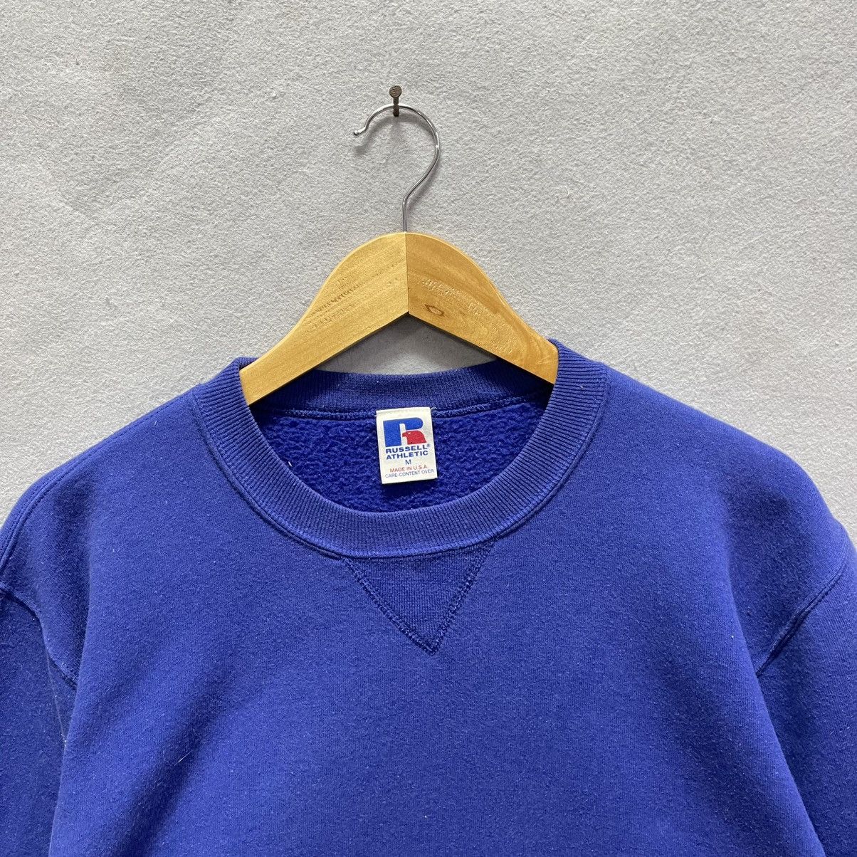 Russell Athletic Vintage Russell Athletic Made in USA Royal Blue Sweatshirt Size US M / EU 48-50 / 2 - 2 Thumbnail