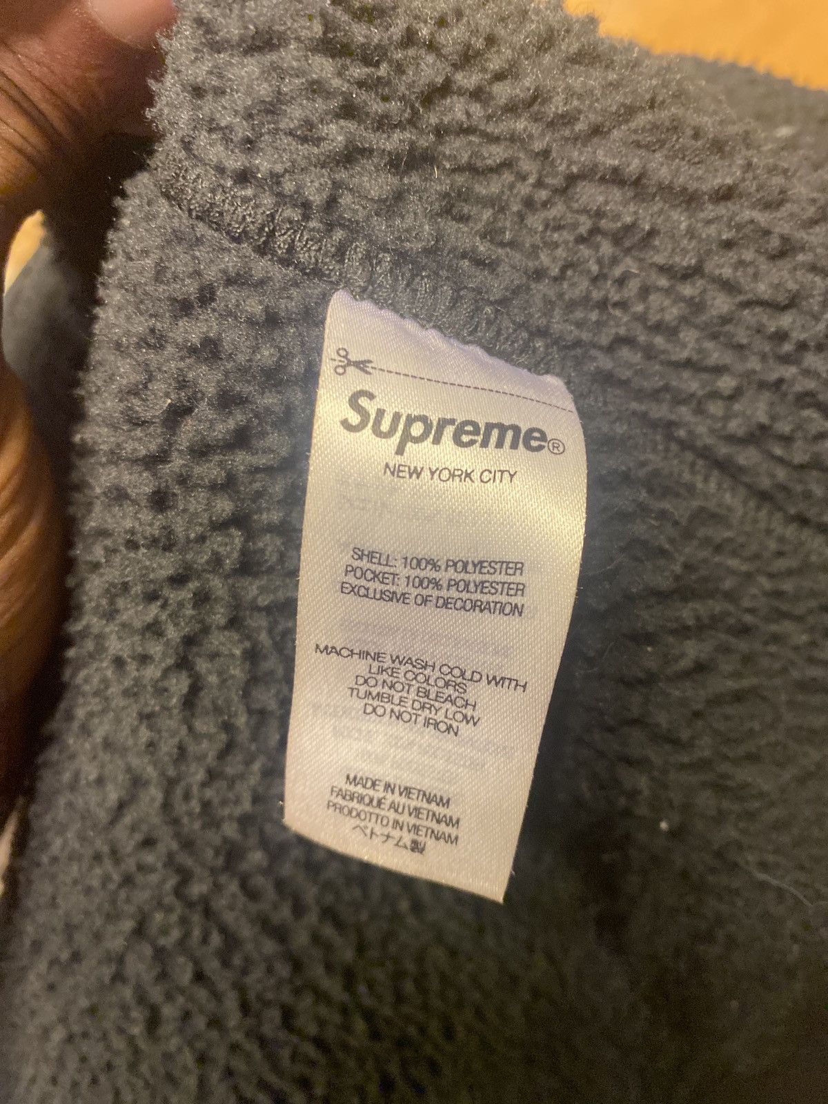 Supreme Supreme x WINDSTOPPER Zip Up Hooded Sweatshirt 'Black' Size US L / EU 52-54 / 3 - 2 Thumbnail