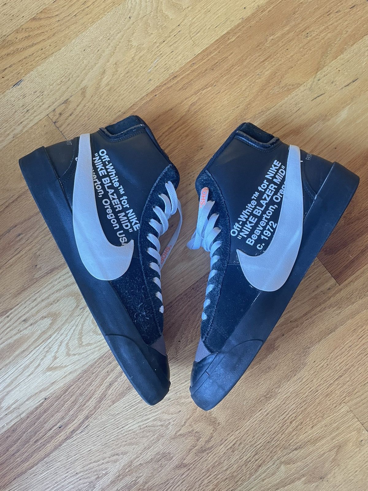 Nike × Off-White Nike x Off-White Grim Reaper Blazer Mid Size US 11.5 / EU 44-45 - 4 Thumbnail
