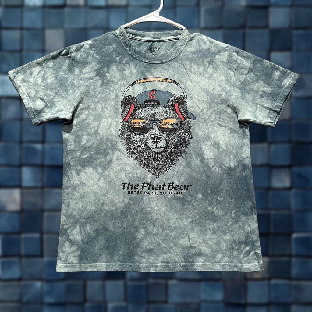 The Mountain The Mountain Shirt Mens Small Green Tie Dye The Phat Bear Estes Park Colorado Size US S / EU 44-46 / 1 - 1 Thumbnail