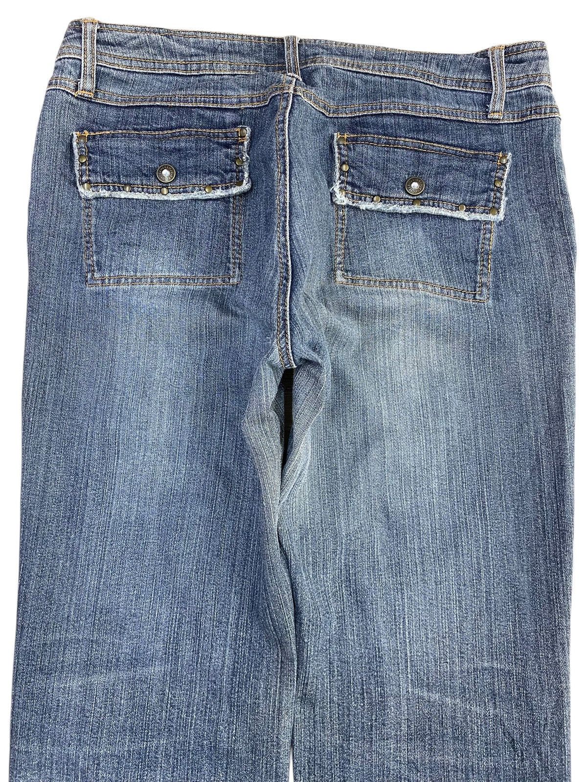 Japanese Brand Japanese Brand Blue Wash Style Flare Jeans Size US 30 / EU 46 - 4 Thumbnail