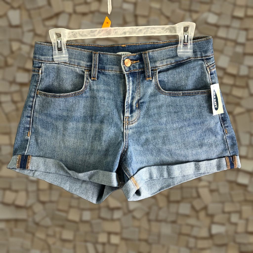 Old Navy Old Navy Womens Boyfriend Blue Jean Shorts 28" Waist Size 0 Denim Short Spring Summer Casual Womens Size 28" / US 6 / IT 42 - 1 Thumbnail
