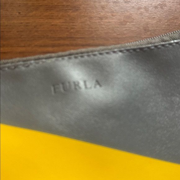 Futura Furla Leather gray and yellow Wristlet Size ONE SIZE - 7 Thumbnail