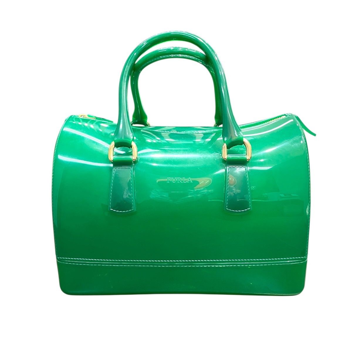 Furla Furla Furla Candy Patent Leather Boston Bag Plastic / Synthetic Handbag DUTY FREE for USA Size ONE SIZE - 1 Thumbnail