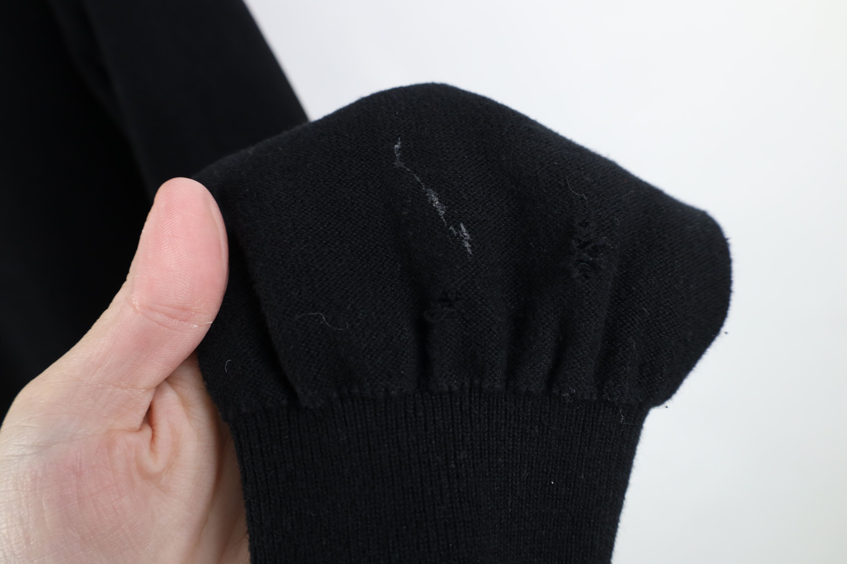 Armani Exchange Armani Exchange Thermal Knit 1/4 Half Zip Sweater Black Size US M / EU 48-50 / 2 - 7 Thumbnail