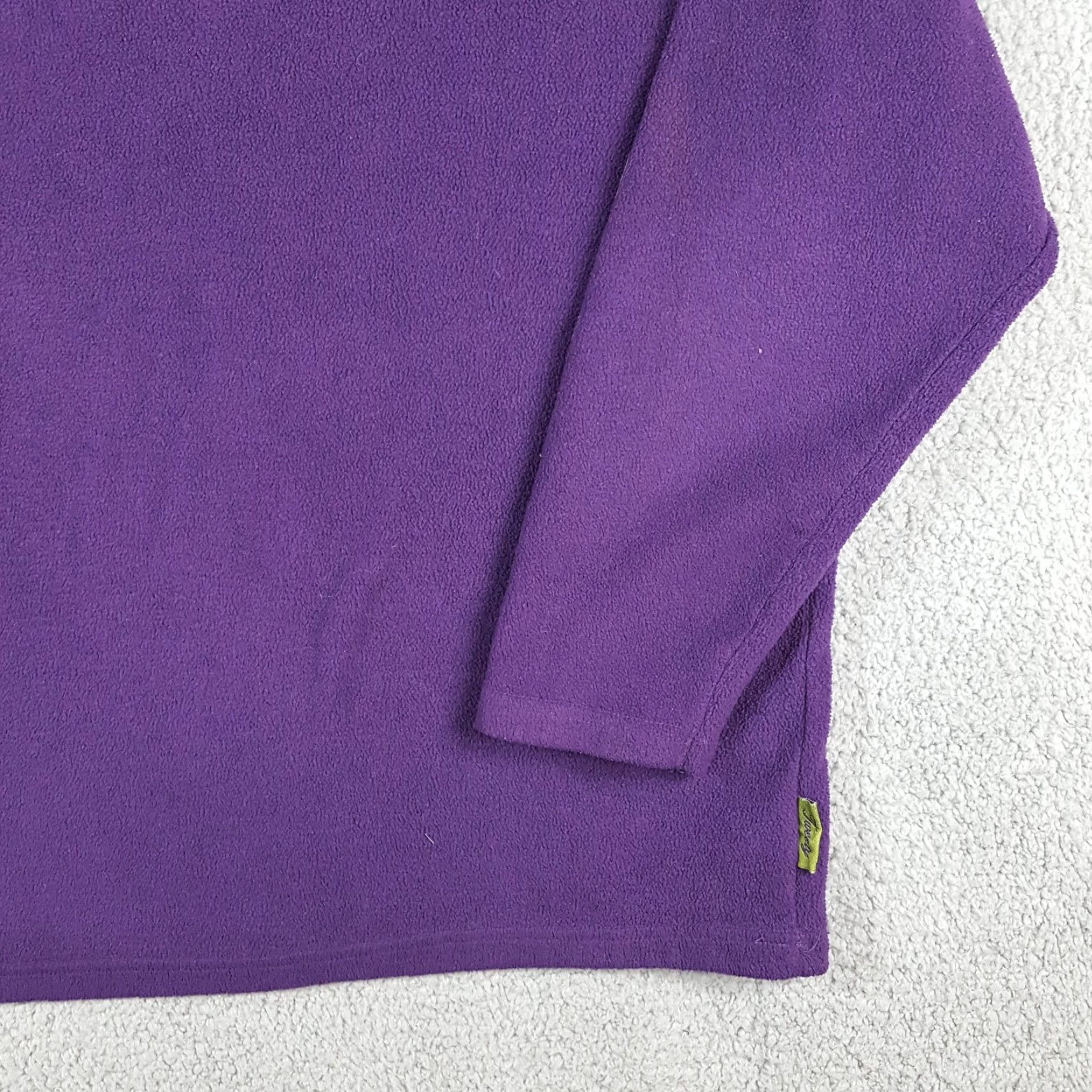 Vintage VINTAGE Looney Tunes Tweety Purple 1/4 Zip Fleece Women's XL Jacket Size XL / US 12-14 / IT 48-50 - 3 Thumbnail