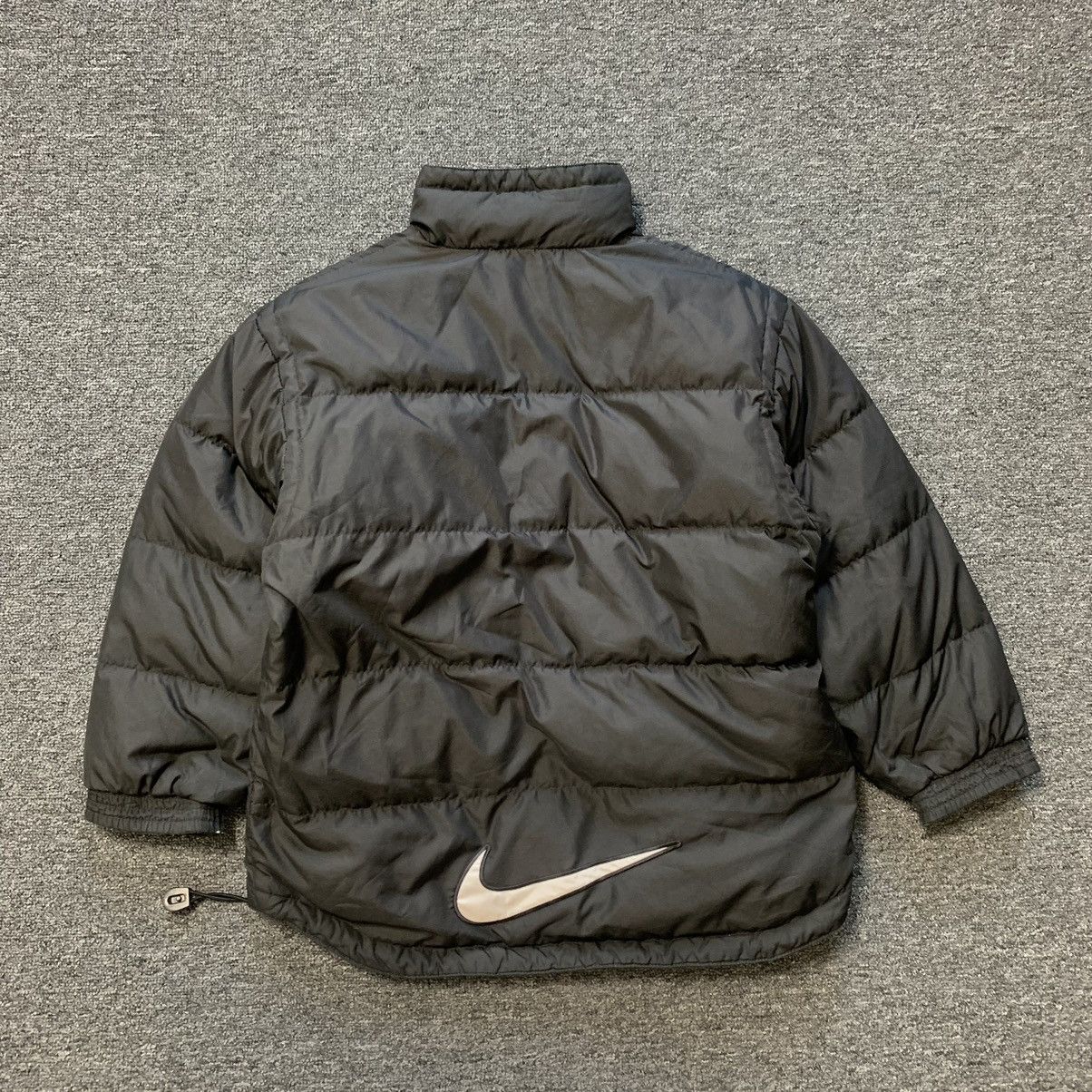 Nike VINTAGE NIKE DOWN big logo PUFFER 2000s JACKET Size S / US 4 / IT 40 - 4 Thumbnail