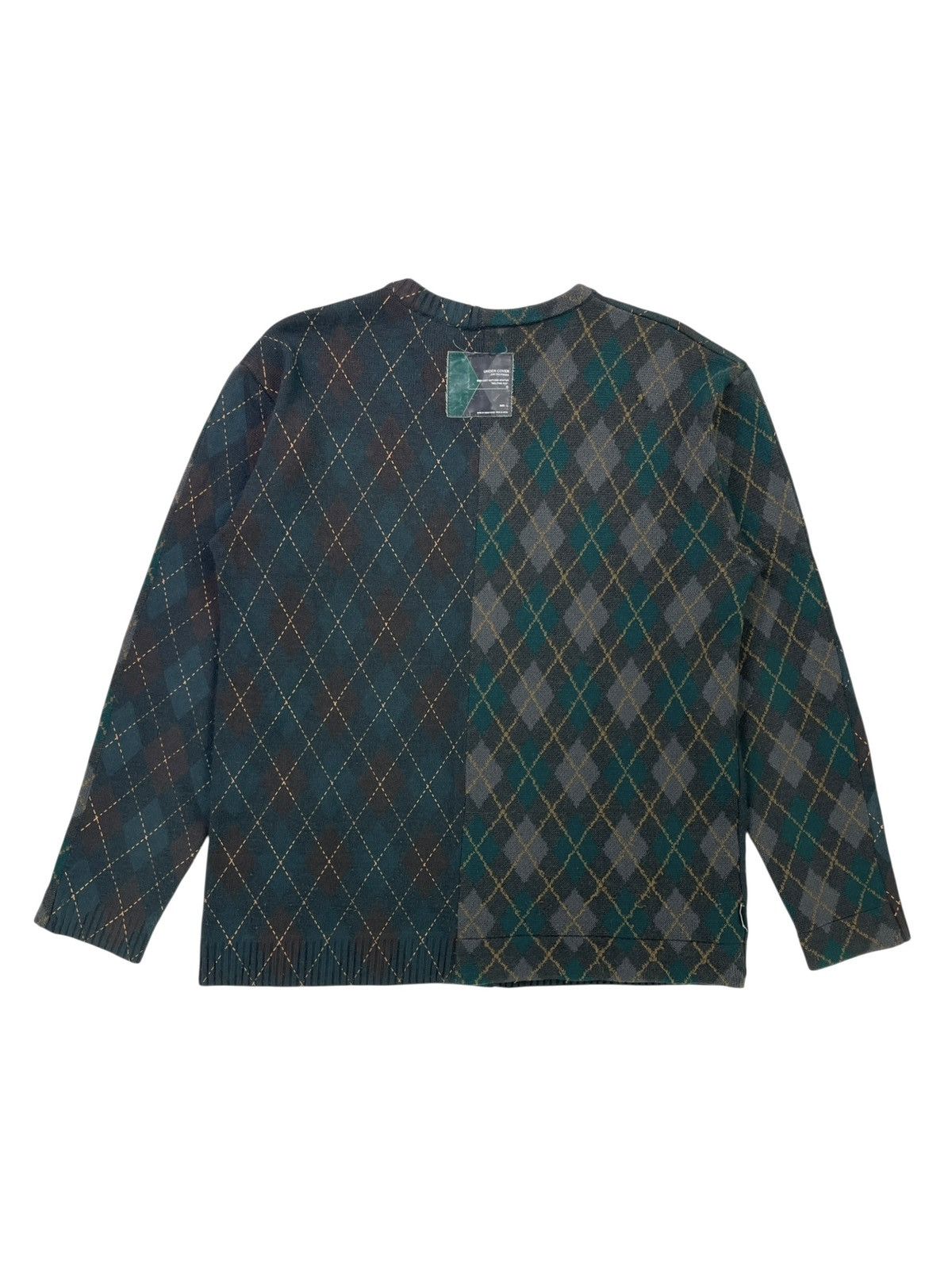 Undercover 00AW Melting Pot - Hybrid Split Knit Sweater Size US L / EU 52-54 / 3 - 2 Thumbnail