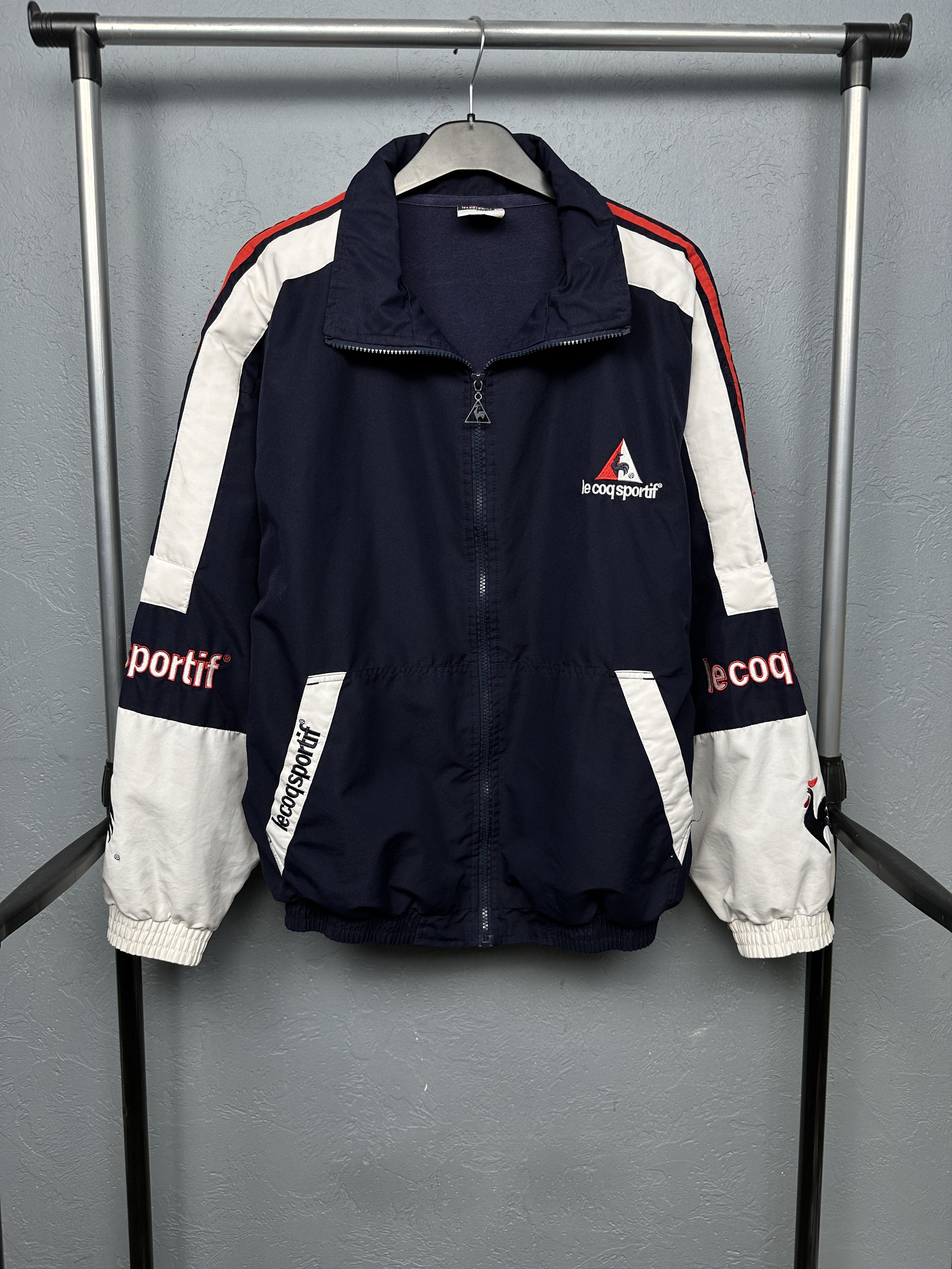 Le Coq Sportif Le Coq Sportif 90s Vintage Mens Track Top Jacket Size US L / EU 52-54 / 3 - 4 Thumbnail
