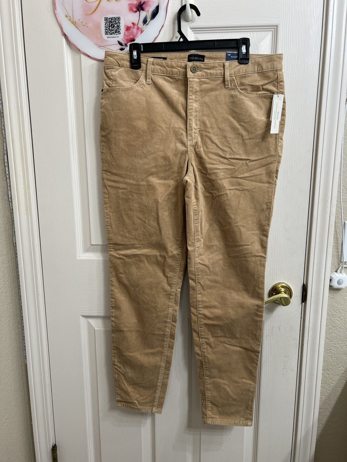 Talbots Talbots Camel/Tan Corduroy jegging Pants Size 34" / US 12 / IT 48 - 1 Thumbnail