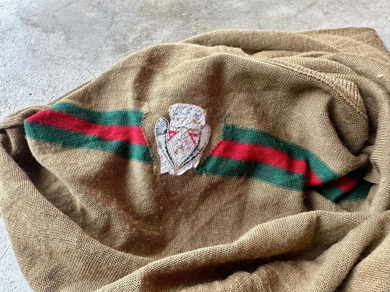 Gucci Authentic Gucci Vintage Web Wool Crewneck Jumper Size US S / EU 44-46 / 1 - 6 Thumbnail