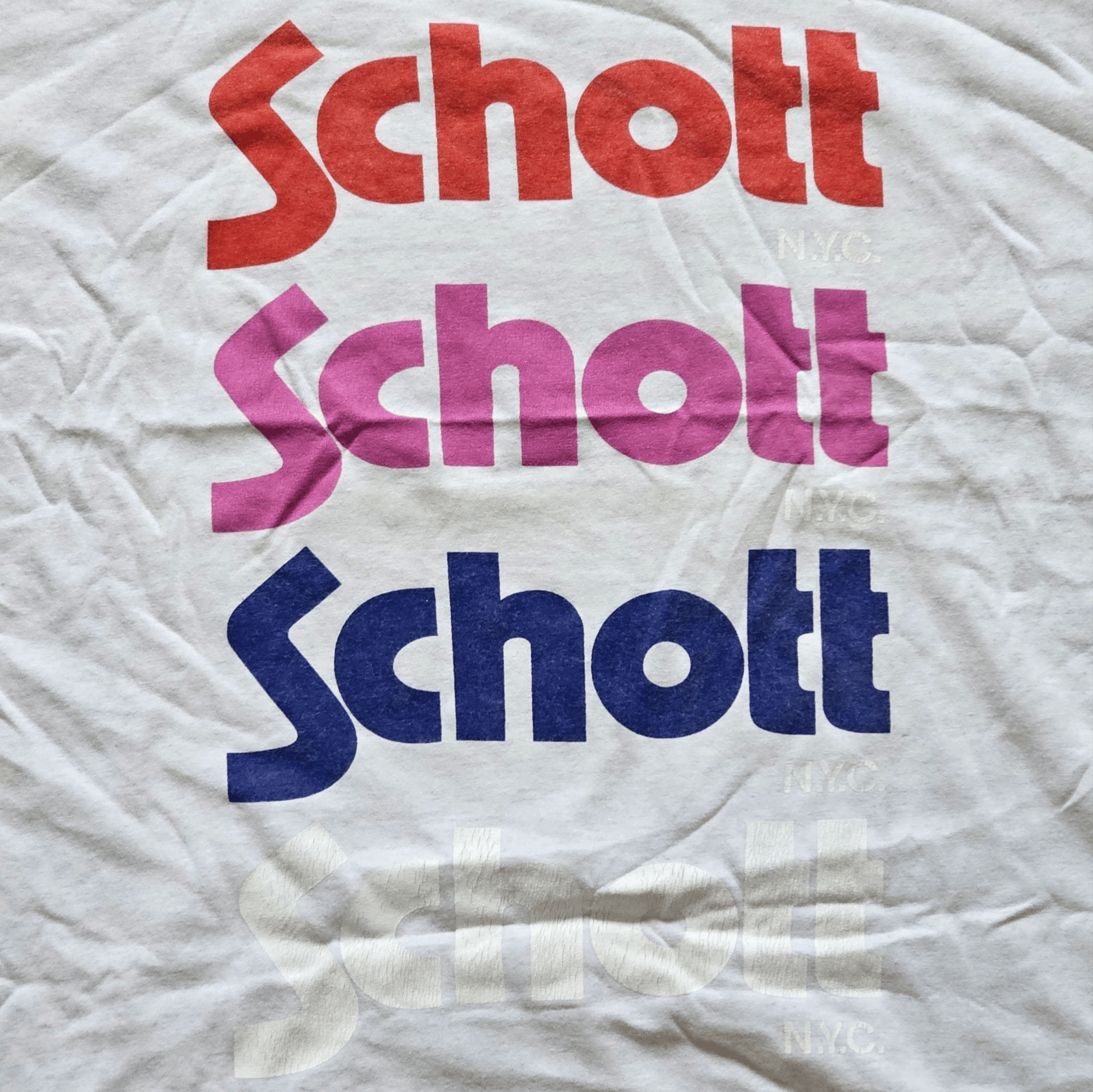 Schott × Vintage Schott N.Y.C Vintage Singlestitch Tee Size US L / EU 52-54 / 3 - 2 Thumbnail
