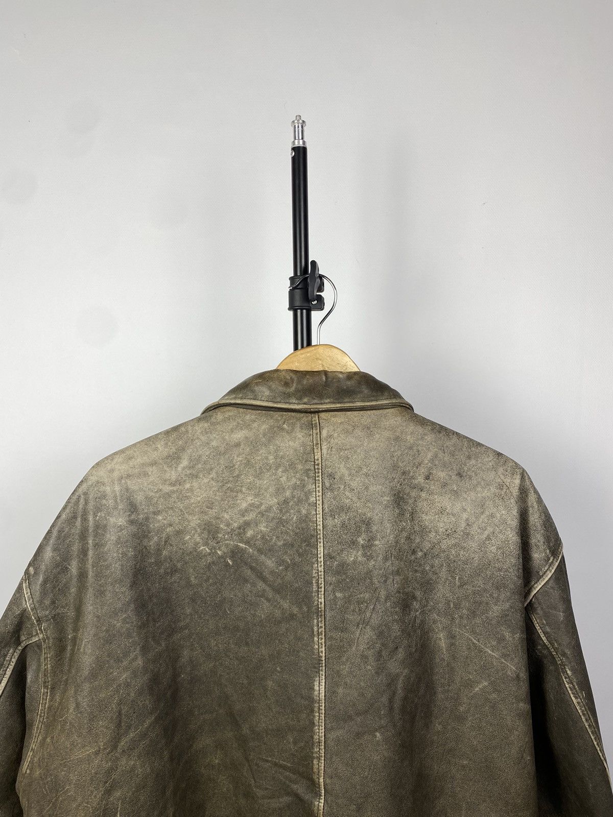 Vintage 🪖VINTAGE FRIEDRICH Aviator BROWN Leather Bomber Jacket Size US M / EU 48-50 / 2 - 16 Thumbnail