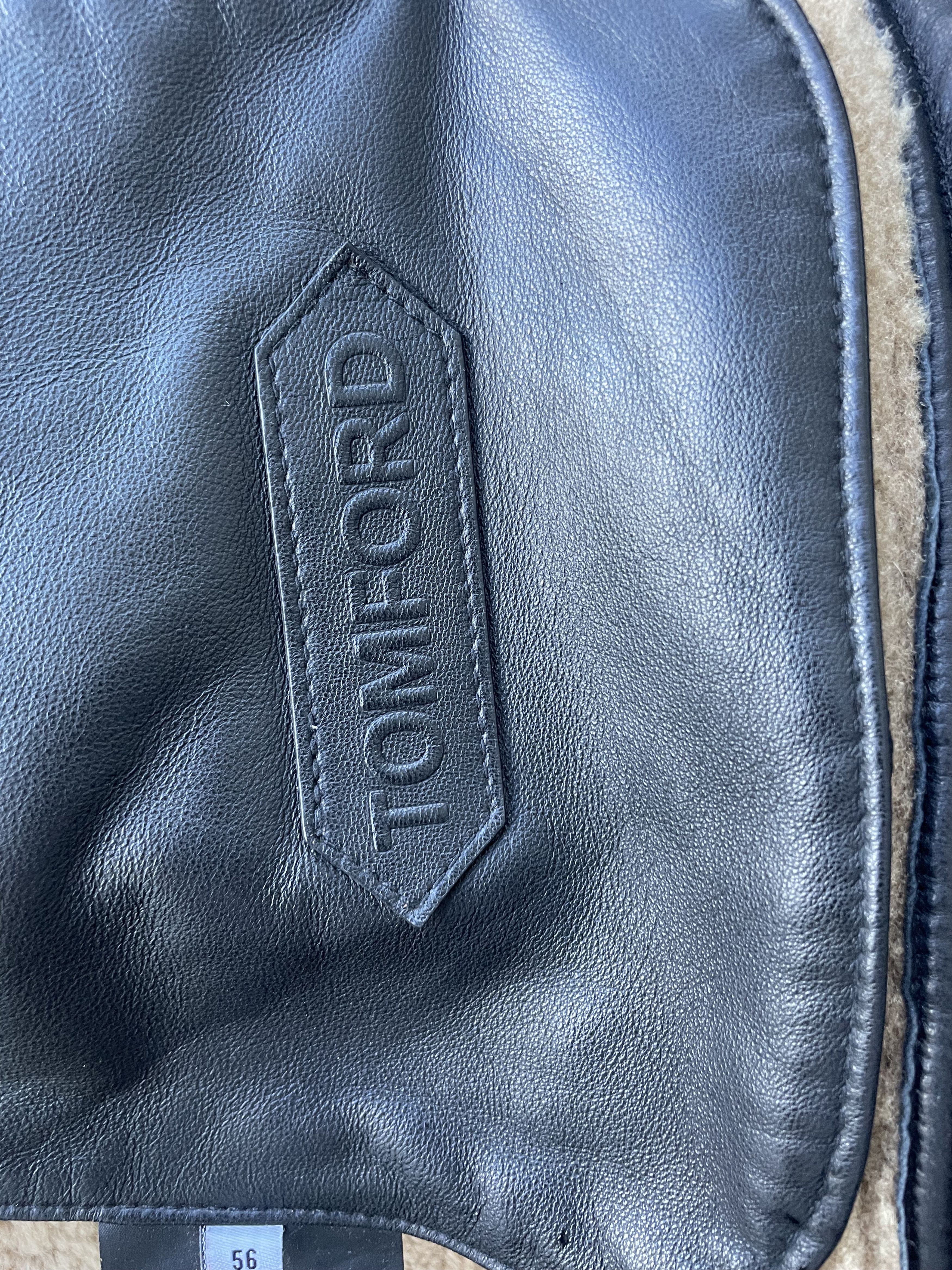 Tom Ford Tom Ford Crackled Shearling Zip Boulson Size US XL / EU 56 / 4 - 4 Thumbnail