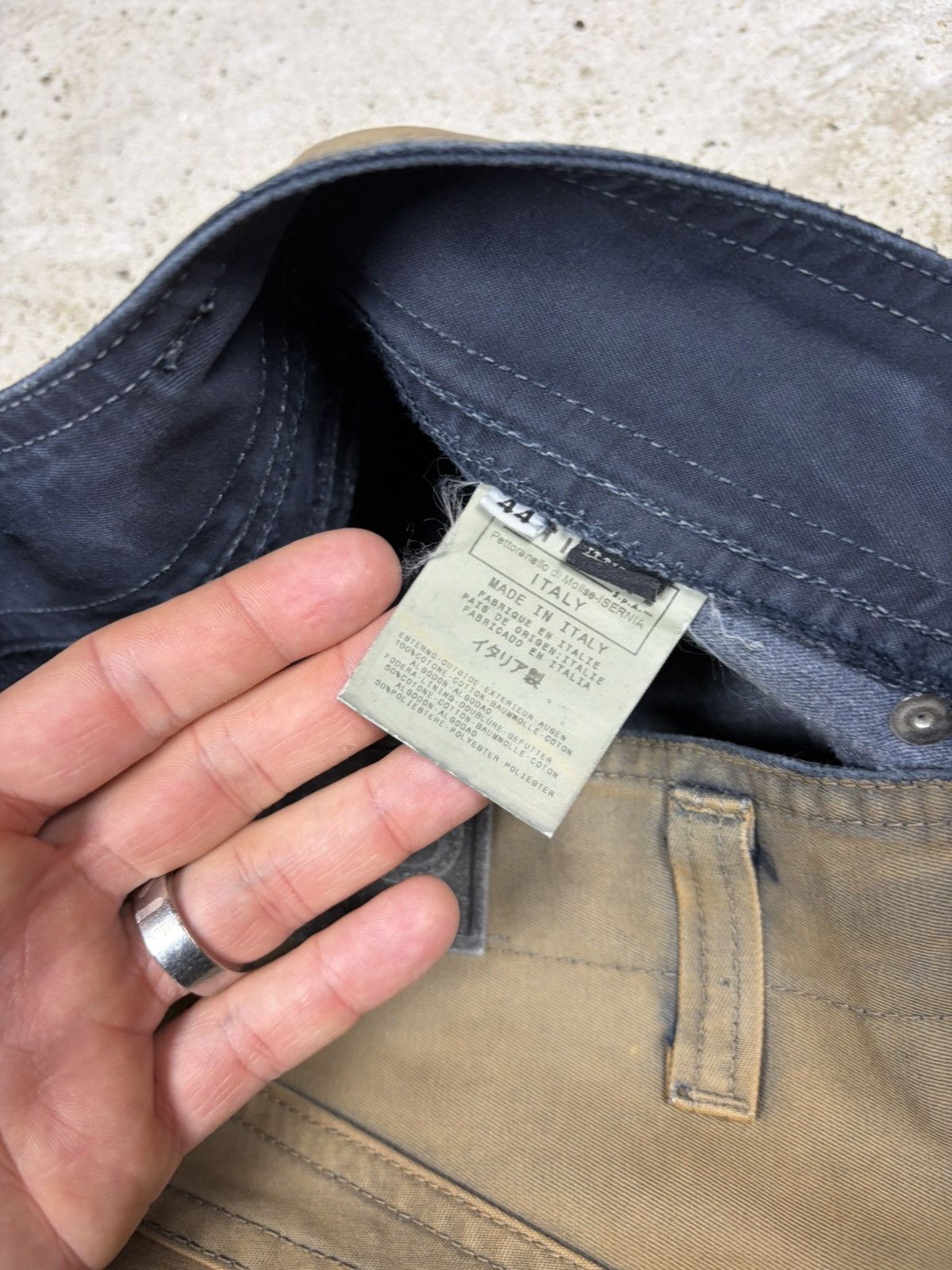 Dolce & Gabbana FW 2003 Dolce & Gabbana Utility Bronze Gradient Cargo Pants Size US 30 / EU 46 - 15 Thumbnail