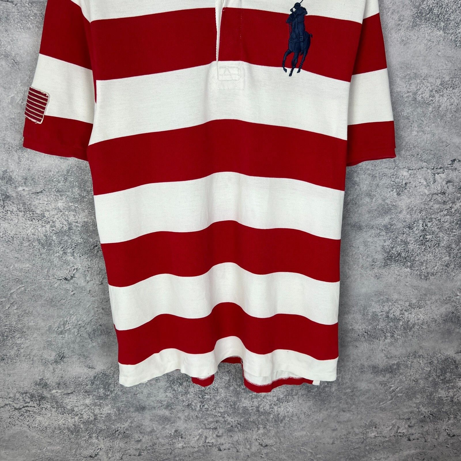 Polo Ralph Lauren Polo Ralph Lauren Striped Polo Shirt USA Men's Size L ` Size US L / EU 52-54 / 3 - 3 Thumbnail