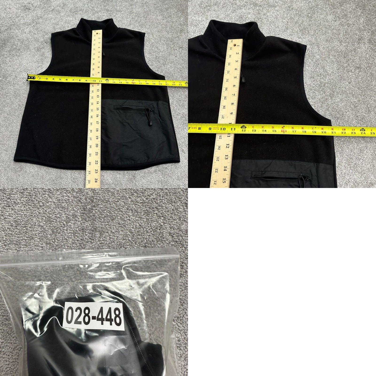 Old Navy Old Navy Womens Vest Fleece Medium Black Full Zip Pocket Jacket Outdoor Hiking Size M / US 6-8 / IT 42-44 - 8 Thumbnail