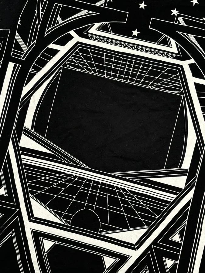 Givenchy SS2016 Givenchy Black Geometric Print T-Shirt by Riccardo Tisci Size US M / EU 48-50 / 2 - 7 Thumbnail