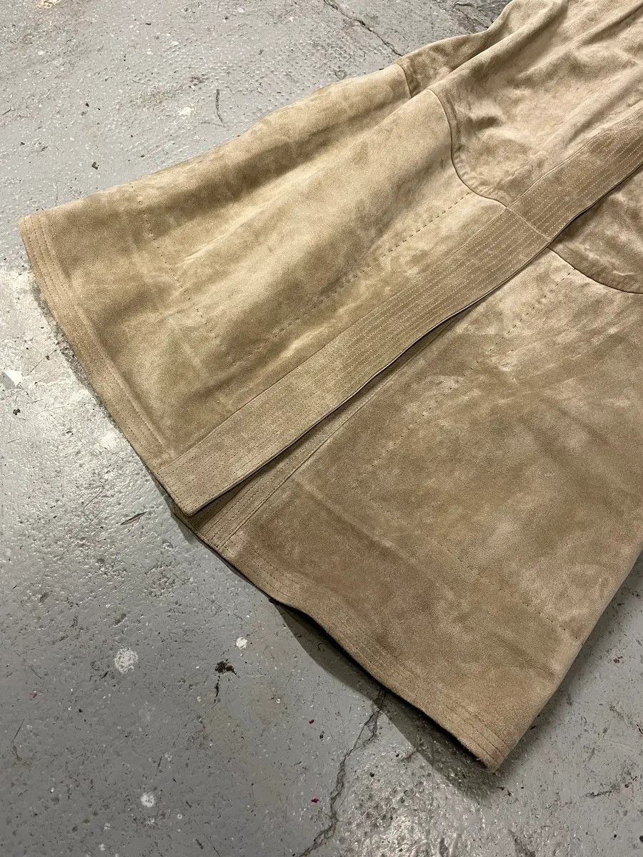 Gianfranco Ferre SS2009 Gianfranco Ferré Beige Suede Vest Dress Size S / US 4 / IT 40 - 5 Thumbnail