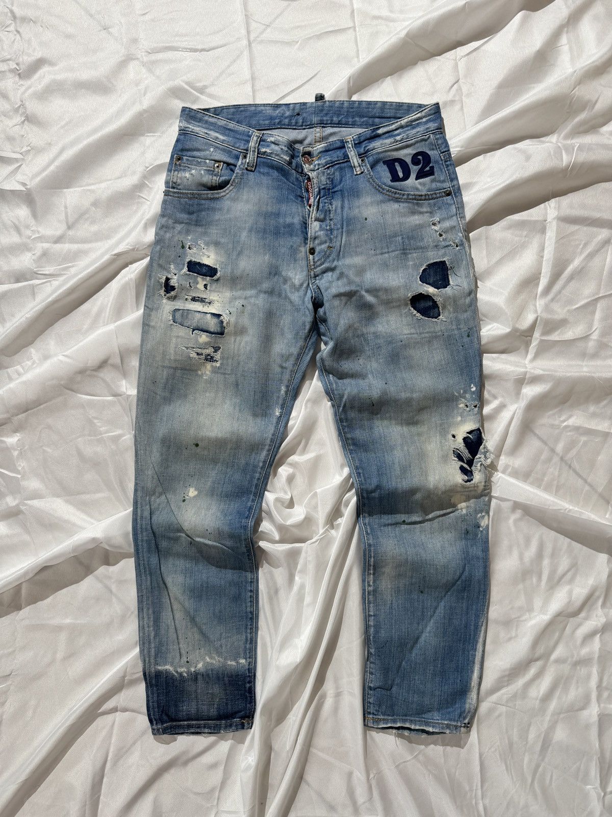 Dsquared2 Slim Fit Distressed Jeans