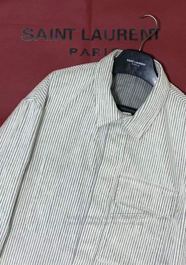 Dior Dior Blue and White Stripe Corduroy Jacket Size US L / EU 52-54 / 3 - 5 Thumbnail