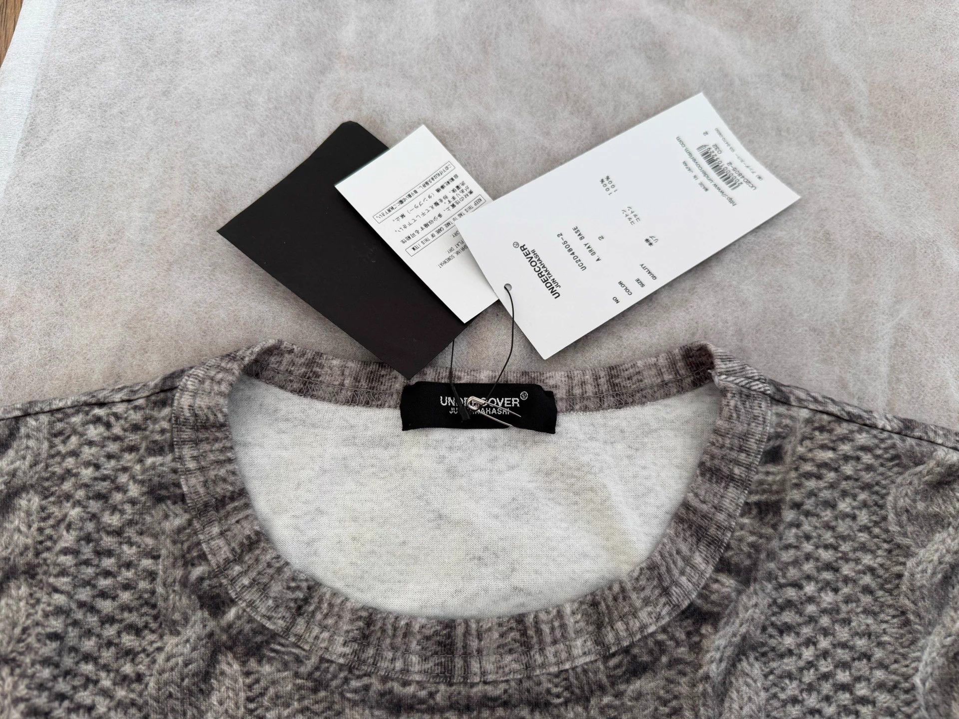 Undercover UNDERCOVER JUN TAKAHASHI Wool Print LS Tee Aoyama NWT 2 Size US M / EU 48-50 / 2 - 3 Thumbnail