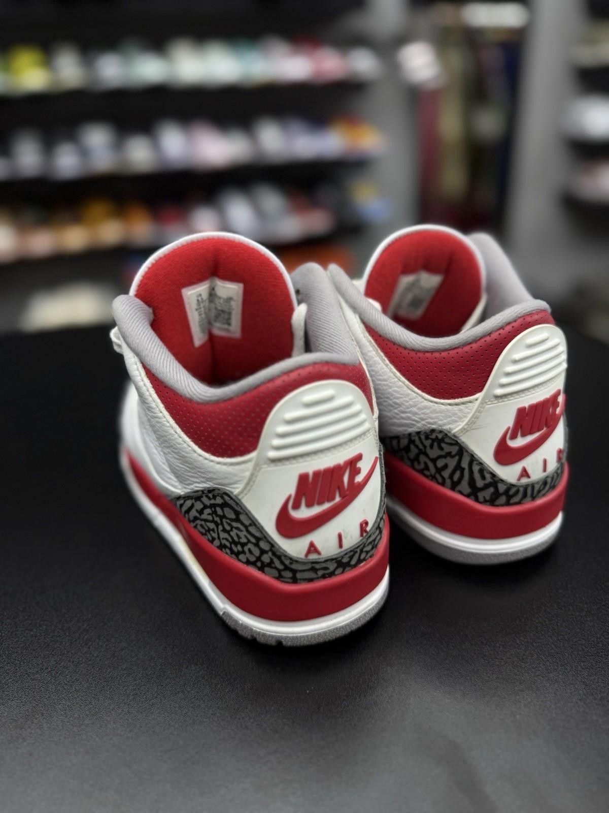 Jordan Brand Nike Air Jordan 3 Retro Fire Red Size 8.5 DN3707-160 OG Size US 8.5 / EU 41-42 - 4 Thumbnail