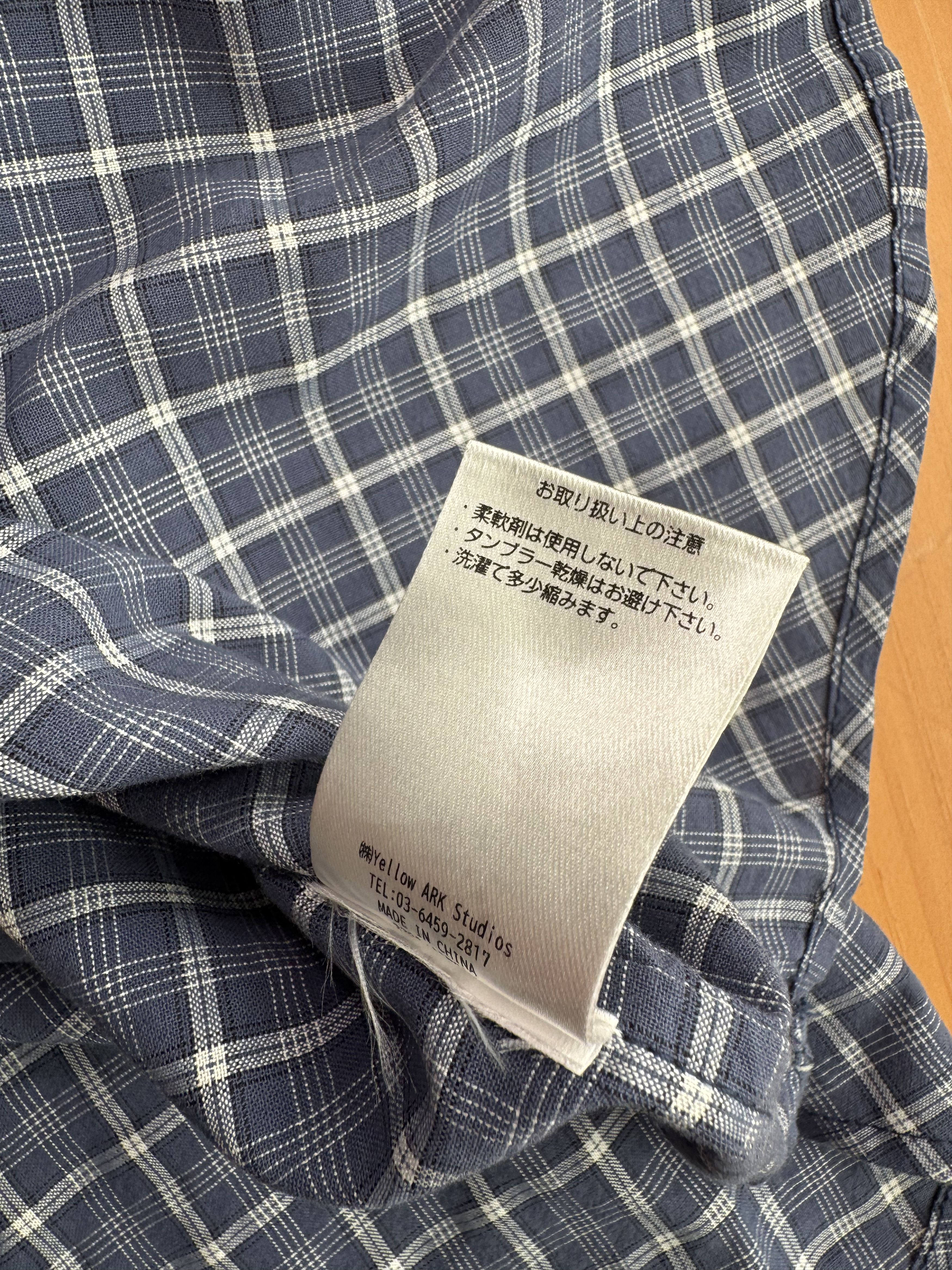 Japanese Brand AFB Plaid Shirt Star Embroidery Size US XL / EU 56 / 4 - 7 Thumbnail