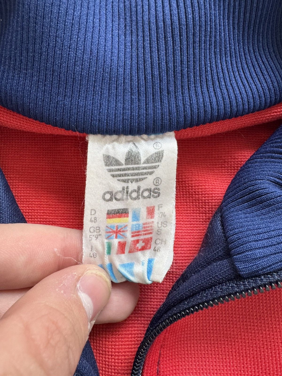 Adidas Vintage Adidas 90s Track Top Olympic Jacket Made In Austria Size US S / EU 44-46 / 1 - 9 Thumbnail