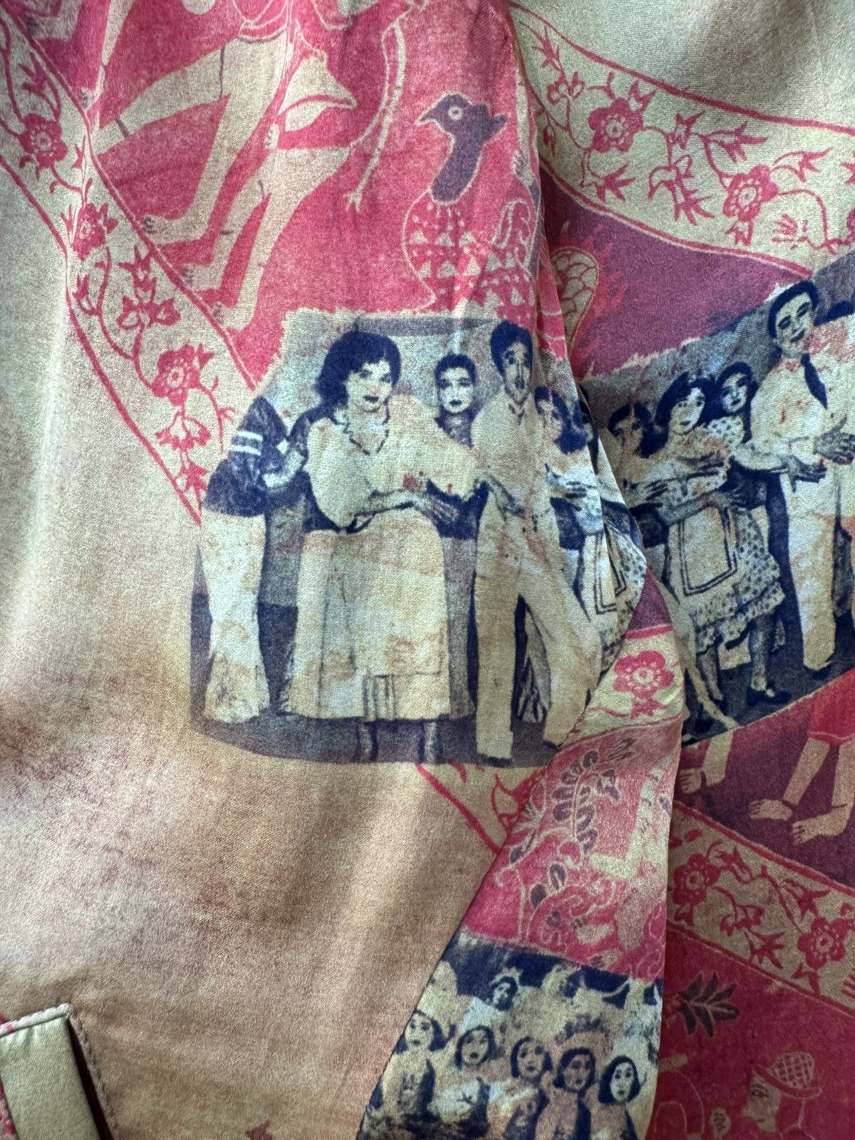 Yohji Yamamoto Yohji Yamamoto Pour Homme SS04 Taishō Era Silk Blouson Size US M / EU 48-50 / 2 - 4 Thumbnail